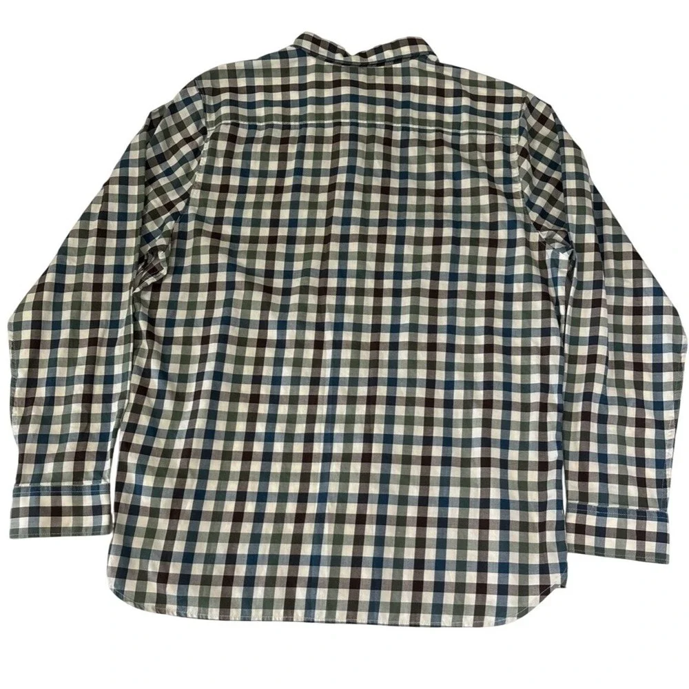 The North‎ Face Shirt Mens XL Plaid Long Sleeve Button Up Outdoor Hiking Casual